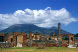 The Temple of Jupiter in Pompeii