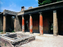 The House of Telefo in Herculaneum
