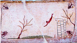 The Diver's Tomb of Paestum Museum