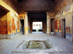 The House of the Menander in the excavations of Pompeii