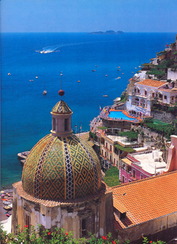 Splendid view of Positano