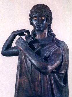 Statua in bronzo di danzatrice da Ercolano (Villa dei Papiri) 