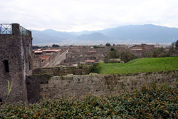 City walls of Pompeii