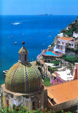 Positano with the church of S. Maria Assunta