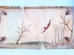 The diver's tomb in Paestum