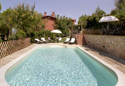 Swimming pool of Casa Perugino