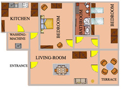Sorrento House : Plan of Mamma's House in Sorrento