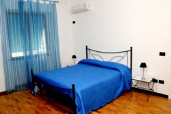 The bedroom of Casa Azzurra