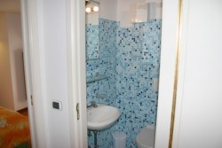 The second bathroom without shower