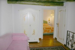 The sofa with the double room