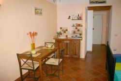 Kitchen corner in the bedroom
