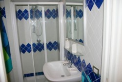The bathroom of the apartment
