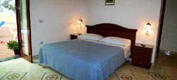 Positano Accommodation: The Bedroom of Romantica Accommodation in Positano