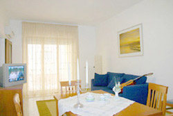 Sorrento Apartment: The living-room of Casa della Mamma Apartment in Sorrento
