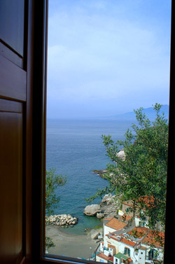Sorrento apartment: Marvellous sea-view from Sea-view Maria apartment at Sorrento