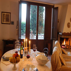 Living room of Casa Perugino