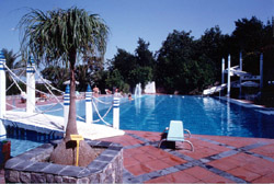 THE SWIMMING-POOL OF THE TOURIST COMPLEX 