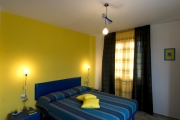 Blue-yellow double room