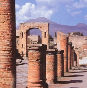 The site of Pompeii