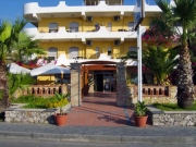 Entrance of the hotel