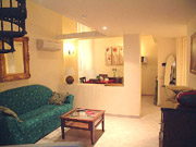Rome Apartment Rental: Living-room with sofa-bed of Tritone Type D Rental Apartment in Rome