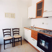 Kitchen of Conte Piero apartment in Florence