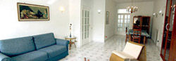 House in Sorrento: The large living-room of Lauro House in Sorrento