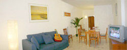 Sorrento House: The total view of the living-room of Mamma's House in Sorrento