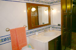 Bathroom of Sara apartment in Sant'Agnello