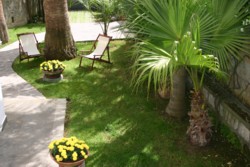 Garden of Sara apartment in Sant'Agnello