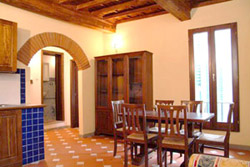 Tuscany Apartment for Rent: Dining-room of Latini Apartment