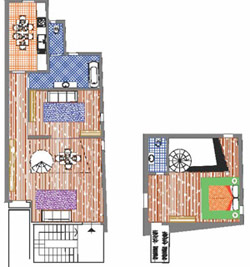 Accommodation Florence: Map of Filarete Accommodation