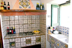 Sorrento Suite: The kitchen of Suite Alimuri in Sorrento