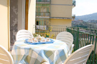 Suite in Sorrento: Terrace with table and chairs of Margherita Suite in Sorrento