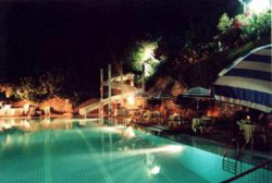 Amalfi Coast Flat: Photo by night of the nice swimming-pool near Vicalvano Type C Flat on Amalfi Coast
