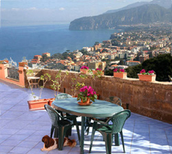 Sorrento Apartment Rental: Nice sea view from Ornella Apartment in Sorrento