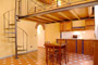  Apartment Rental Florence: Dining-room with kitchen of Botticelli Apartment
