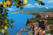 Image of Sorrento Peninsula with its typical lemons of Sorrento