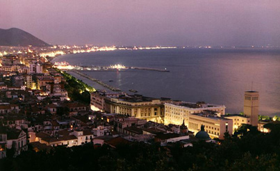 Panoramic view of Salerno